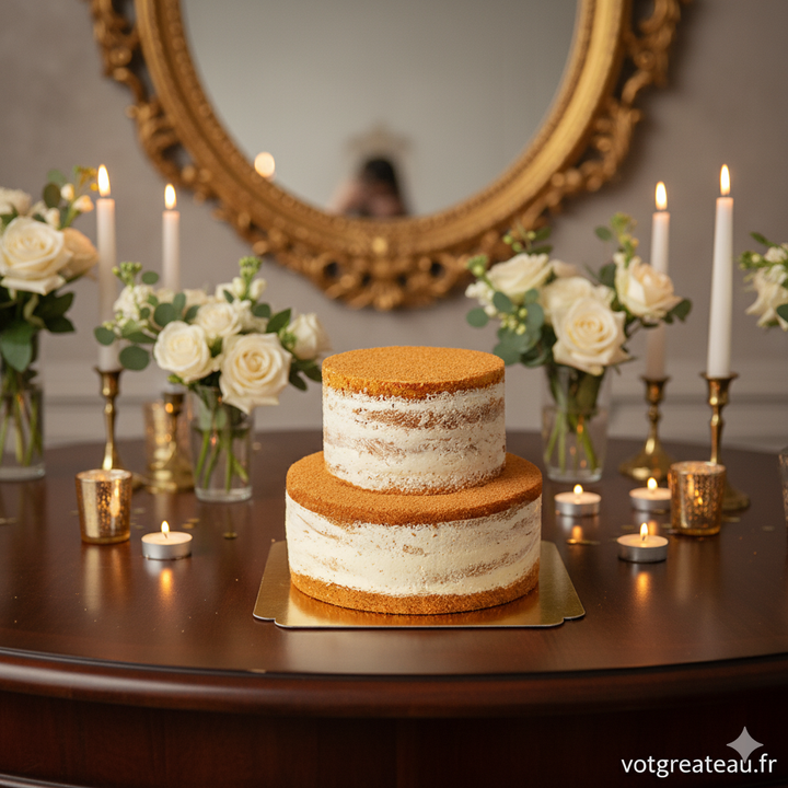 Naked Cake dwupiętrowy