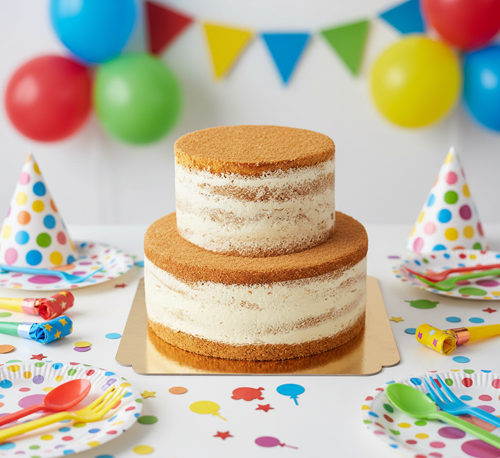 Naked Cake dwupiętrowy