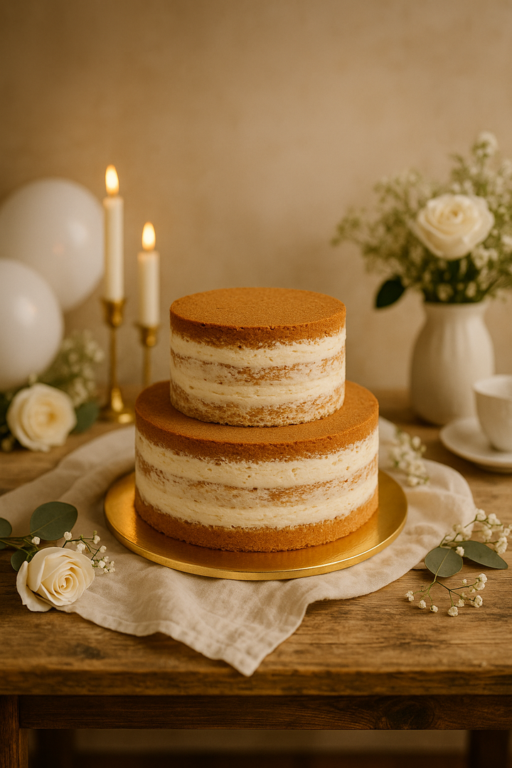 Naked Cake dwupiętrowy
