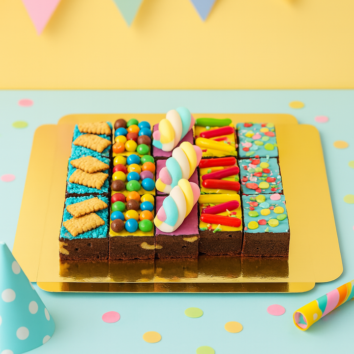 15 Brownie z Kolorowymi Dekoracjami