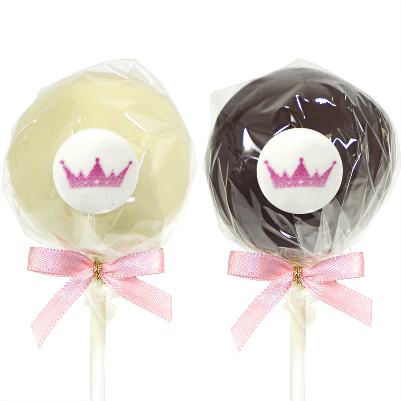 Cake Pops Bicolores Avec Logo 2x6 Pieces