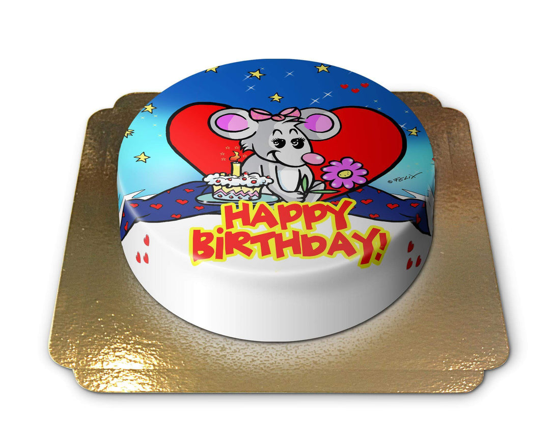 Myszka Happy Birthday Tort