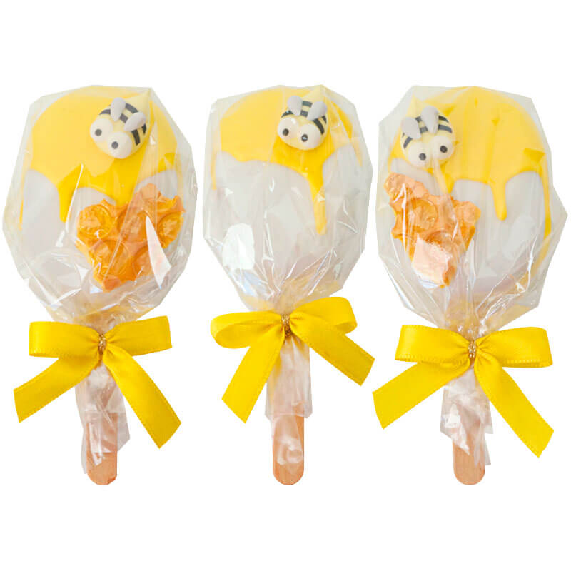 Cake-Popsicle Miodowa pszczółka (10 Sztuk)