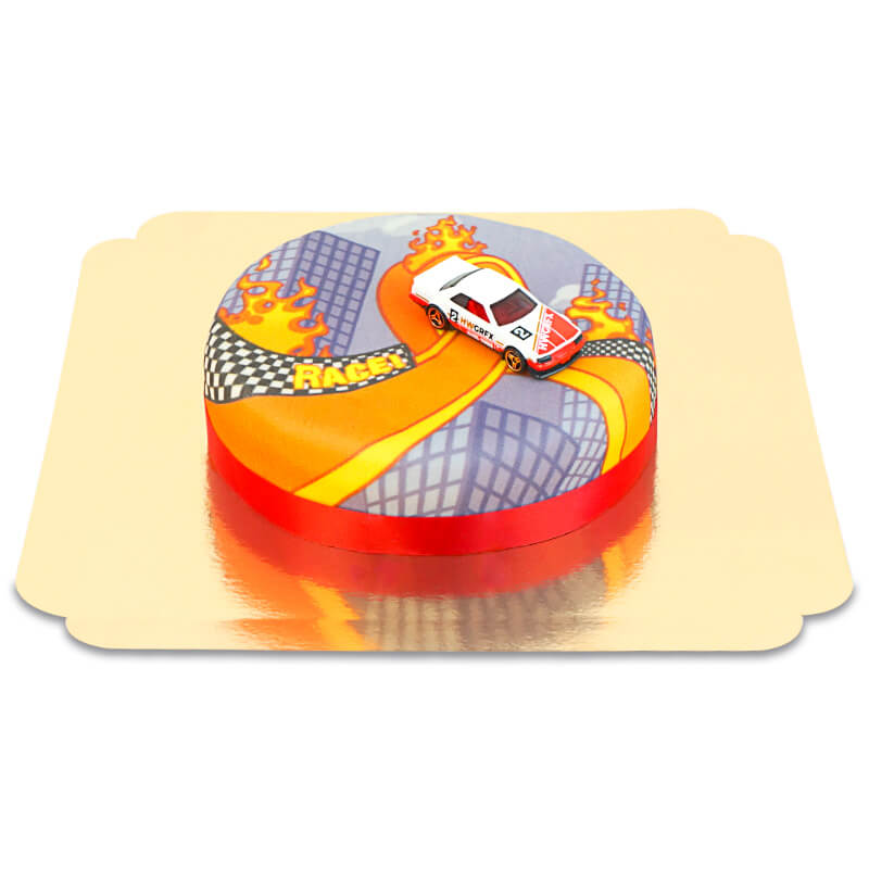 Hot Wheels® samochód zabawkowy na torcie