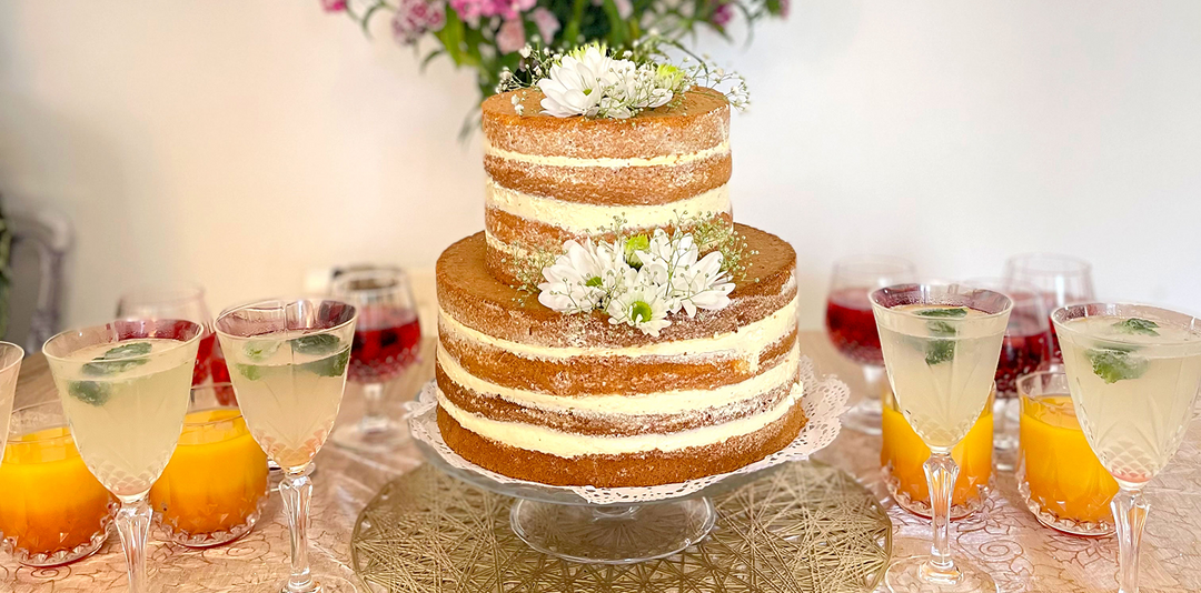 Silberne und Goldene Hochzeitstorten