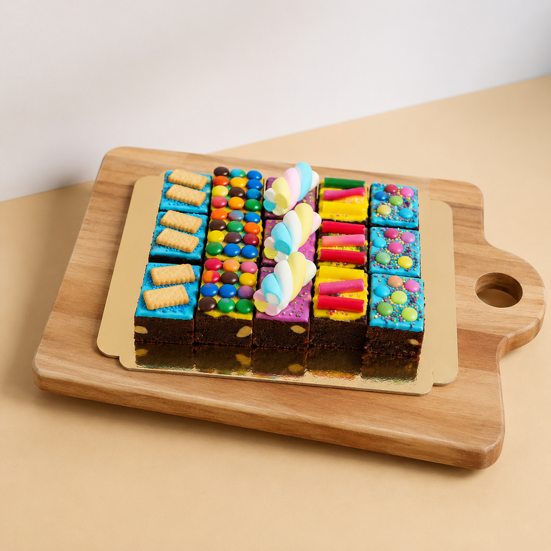 15 Brownie z Kolorowymi Dekoracjami