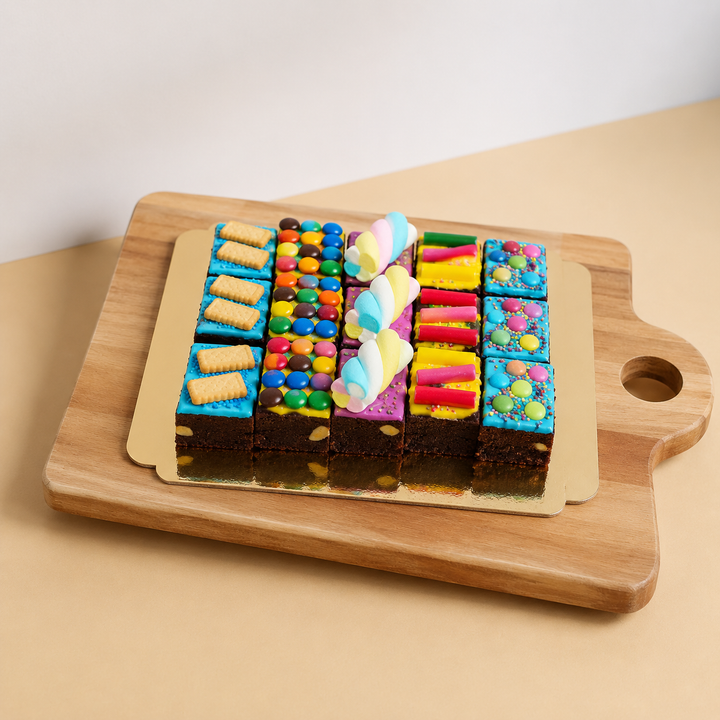 15 Brownie z Kolorowymi Dekoracjami