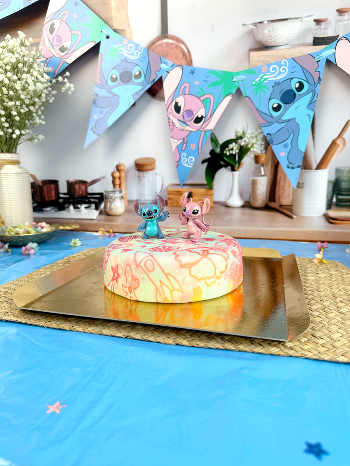Angel & Stitch® na tropikalnym torcie Deluxe