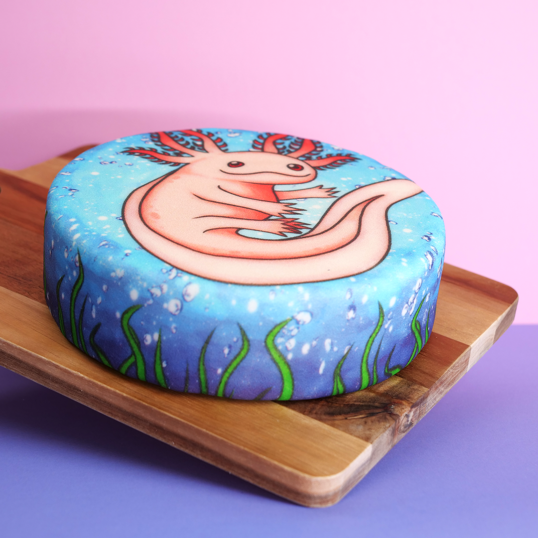 Tort z aksolotlem
