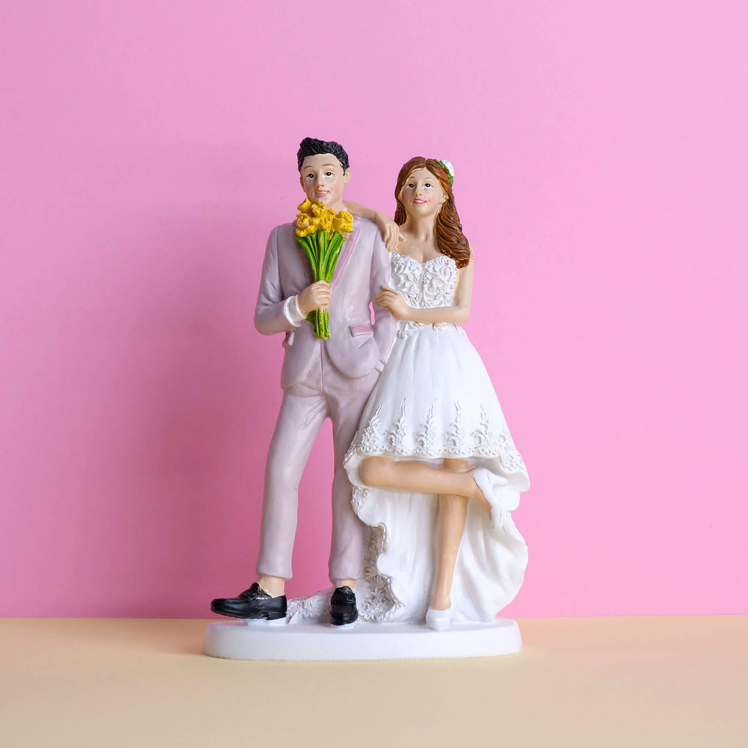 Figurka na tort – para młoda „Boho Glück”