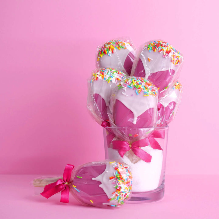Cake-Pops – Różowe lody na patyku (10 sztuk)