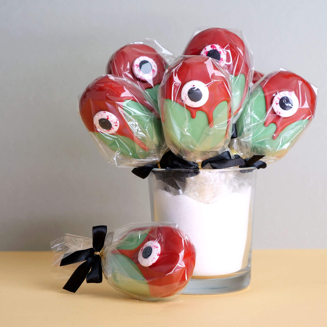Einäugige Halloween Cake-Popsicle (10 Stück)