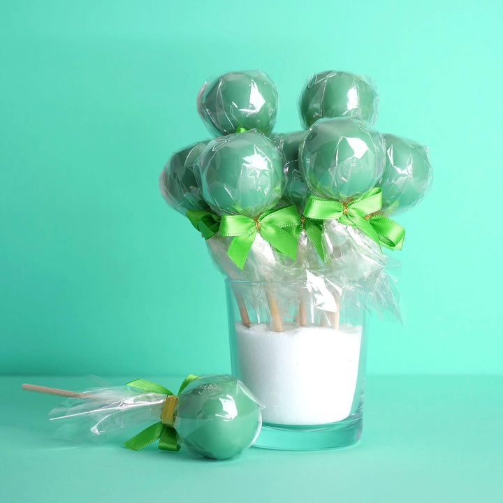 Jednokolorowe kolorowe Cake-Popsy (12 sztuk)