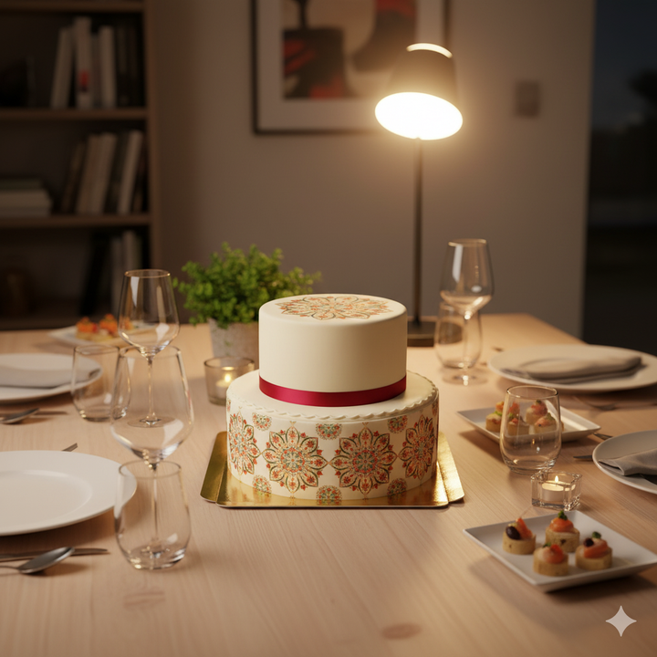 Tort Deluxe Mandala dwupiętrowy