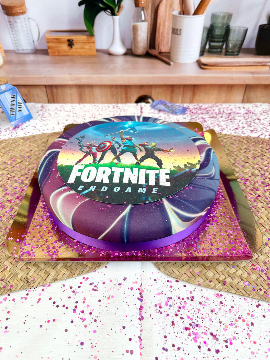 Dekoracja tortu Fortnite® na torcie Galaxie
