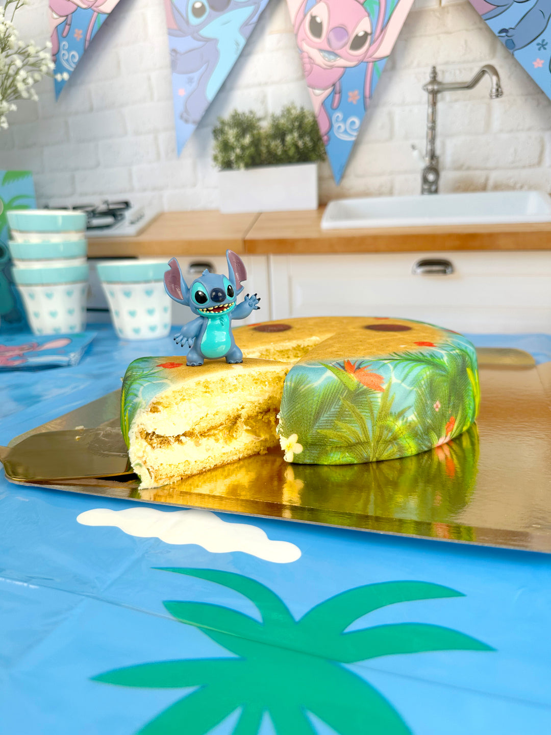 Stitch® na tropikalnej plaży