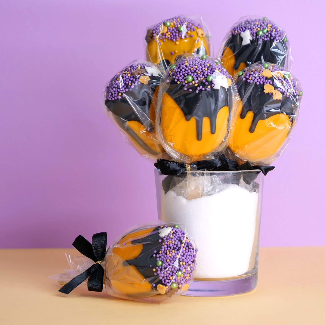 Gruselige Halloween Cake-Popsicle (10 Stück)
