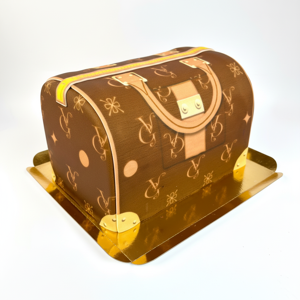 Tort w kształcie torebki VG, brązowy