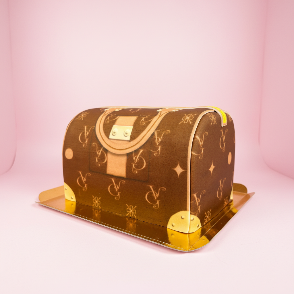 Tort w kształcie torebki VG, brązowy