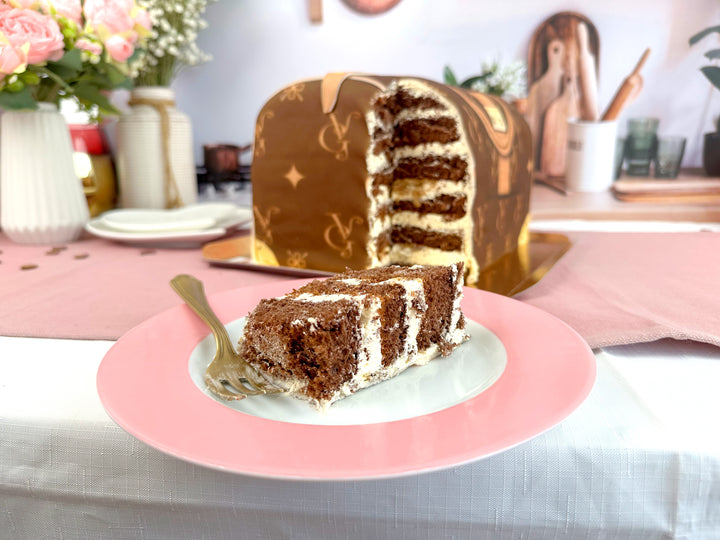 Tort w kształcie torebki VG, brązowy