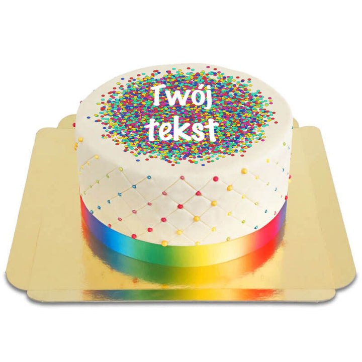 Tort Deluxe z konfetti