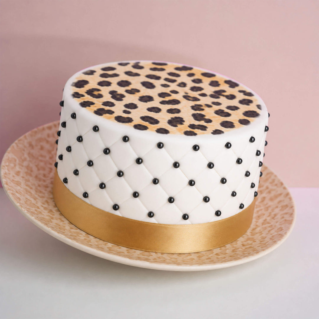 Tort Deluxe w lamparci wzór