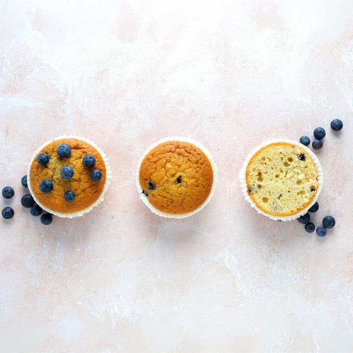 Muffiny jagodowe 9 sztuk