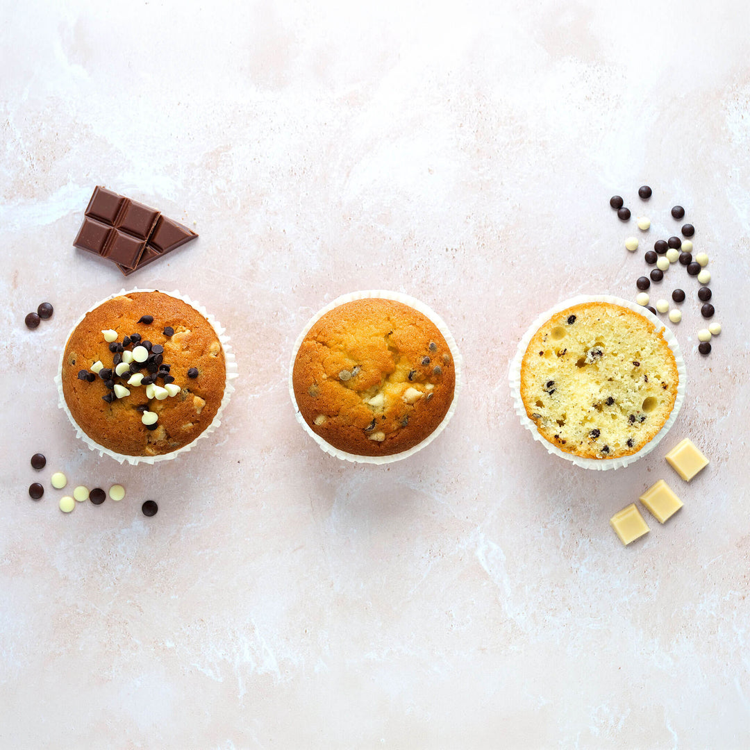 Muffiny z czekoladowymi chipsami 9 sztuk
