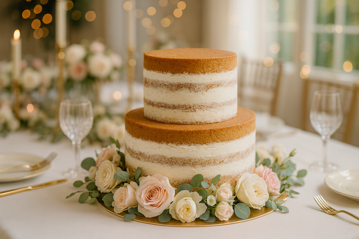 Naked Cake, Tort weselny