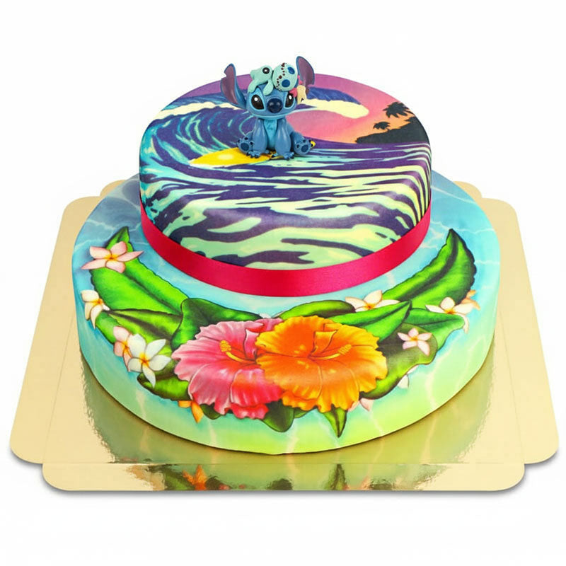 Stitch® na dwupoziomowym torcie surfingowym