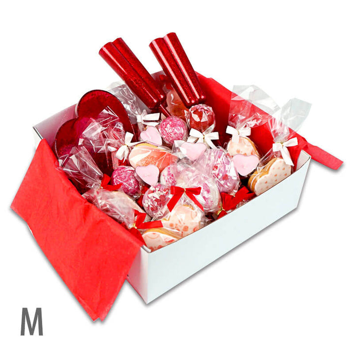 Walentynkowe pudełko-prezent- czerwone