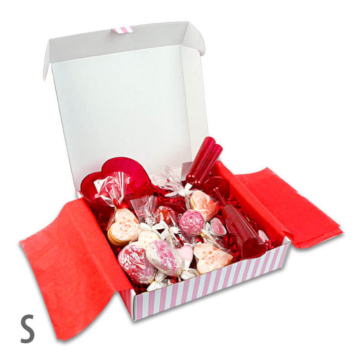 Walentynkowe pudełko-prezent- czerwone