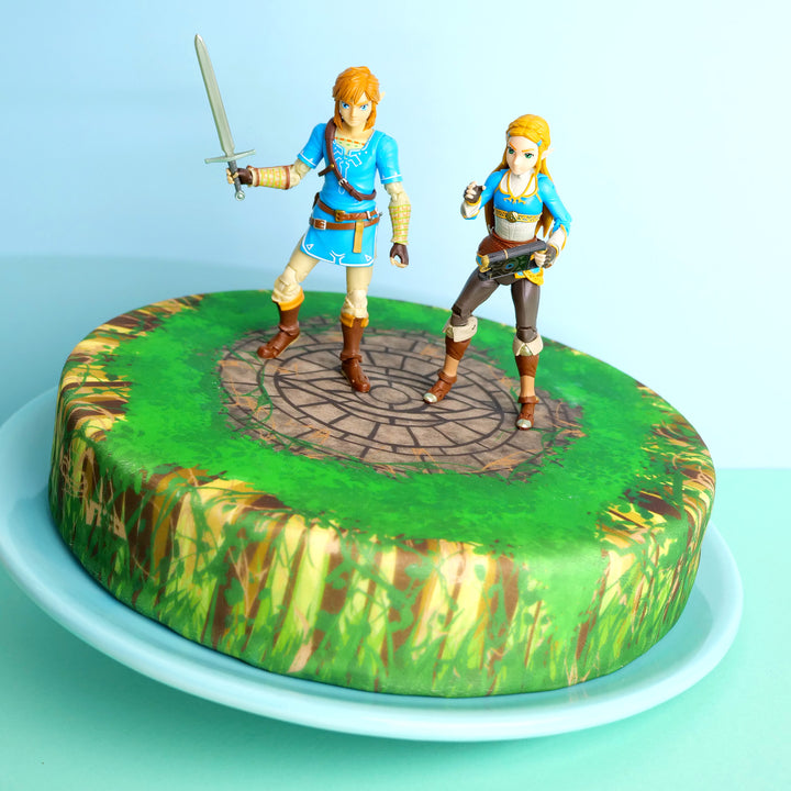 Tort Zelda® i Link® na leśnych ruinach