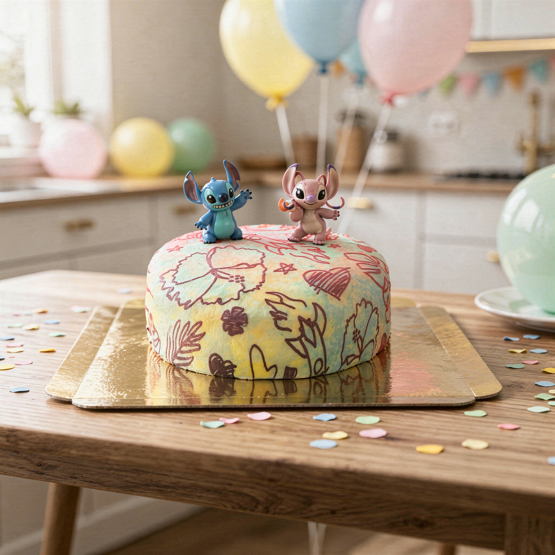 Angel & Stitch® na torcie