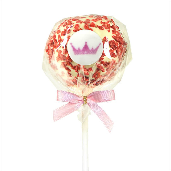 12 Cake-Pops z logiem, pomarańcz & truskawka