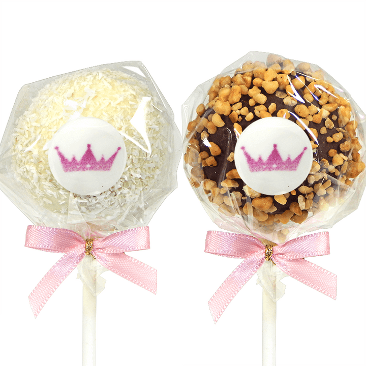 Cake-Pops z logiem, orzech laskowy & wiórki kokosowe (12 sztuk)