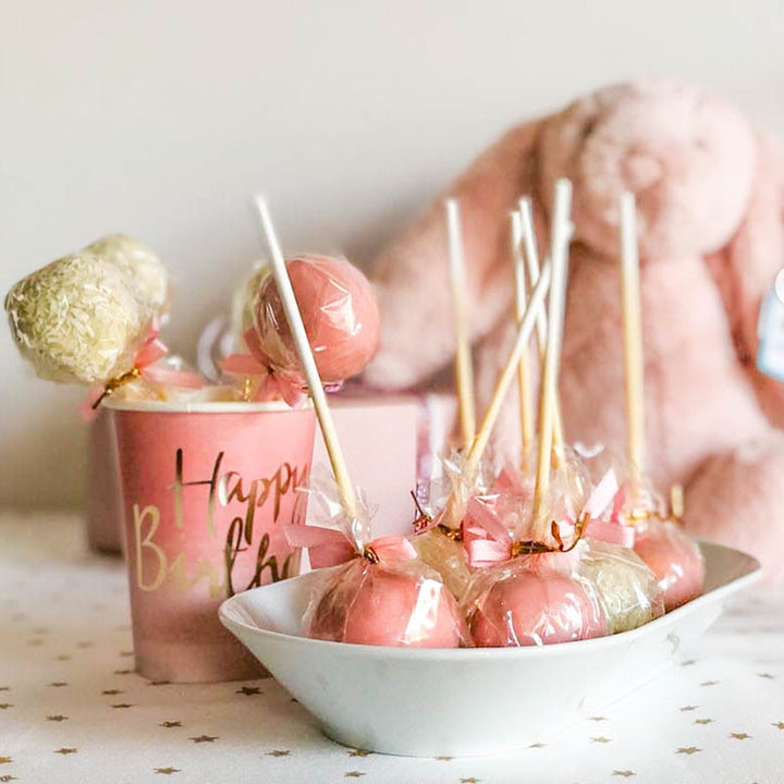 Cake-Pops w kolorowej polewie (12 sztuk)