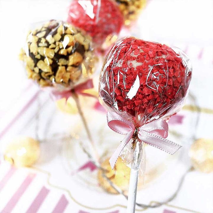 Cake-Pops , pomarańcz & truskawka (12 sztuk)