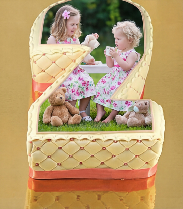 Fototort deluxe w kształcie cyfry, różne kolory