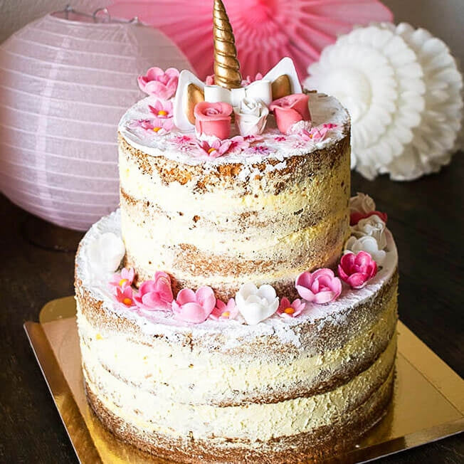 Naked Cake dwupiętrowy