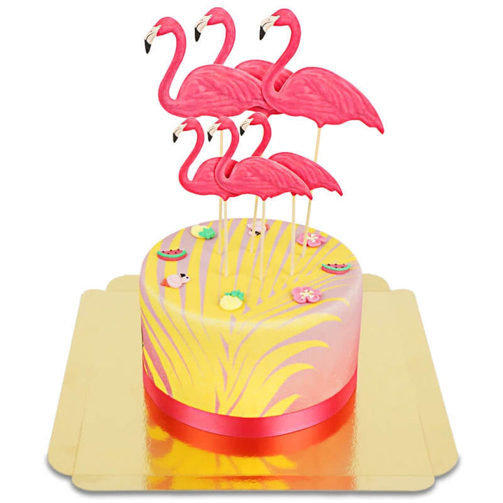 Tort Deluxe z flamingiem