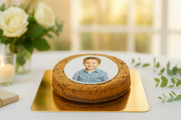 Cookie-cake ze zdjęciem