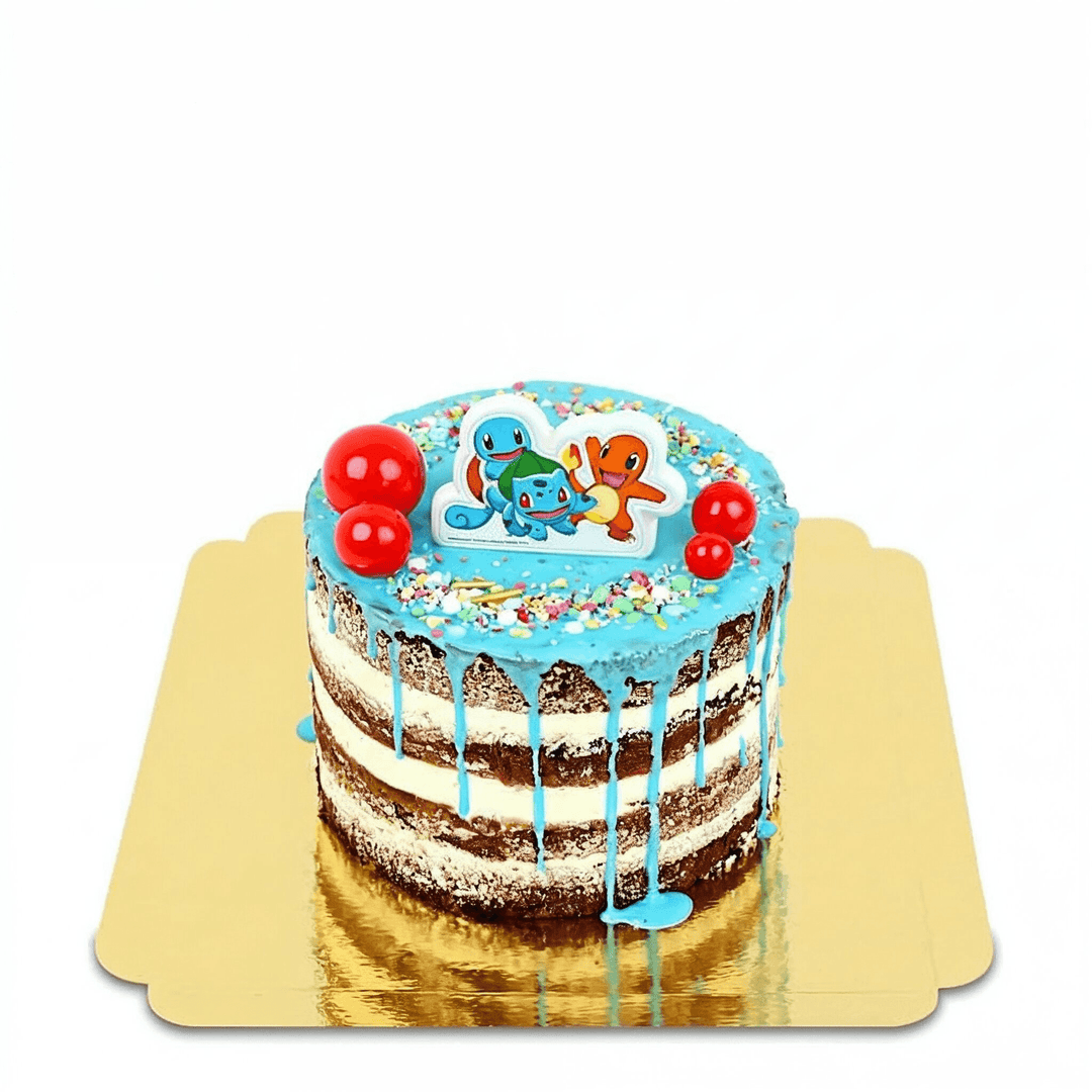Tort z świeczką na tort Pokémon®