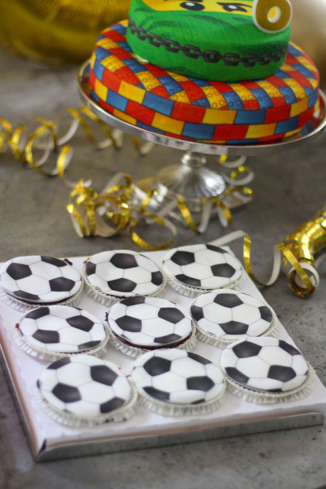 Babeczki piłka nożna 