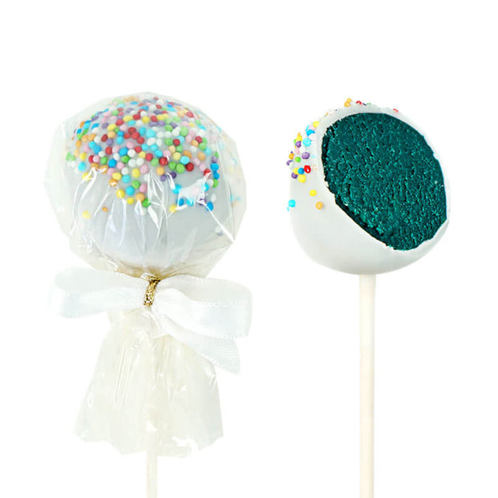 Niebieskie Cake-Pops  "To chłopiec" (12 sztuk)