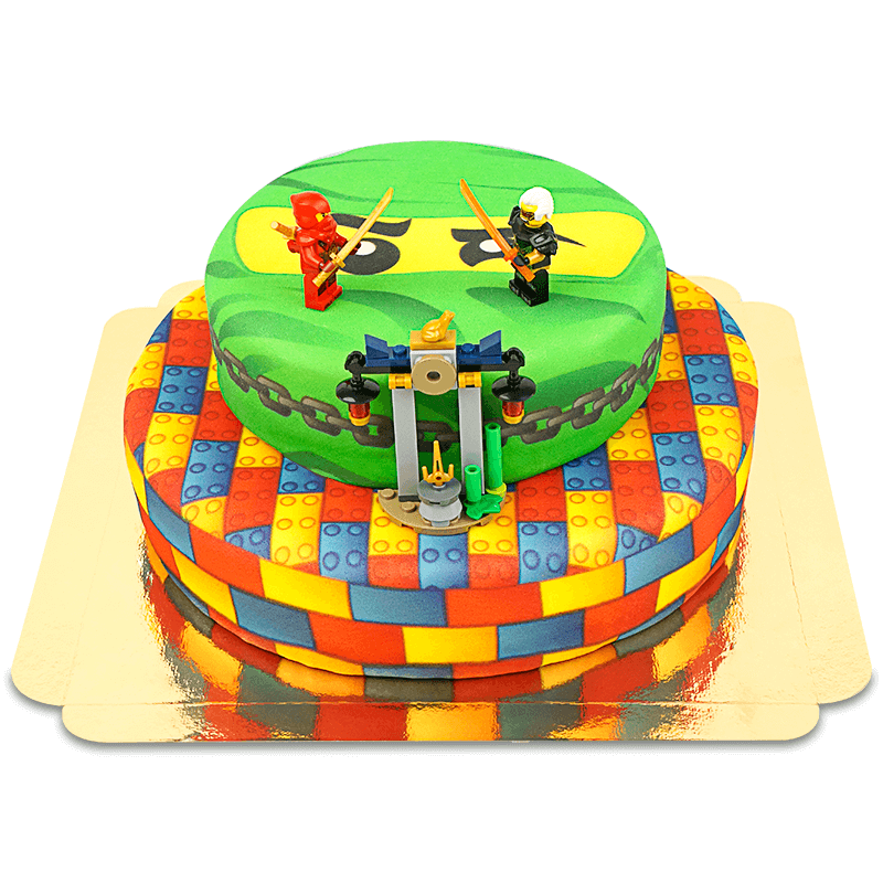 Lego® Ninjago® na dwupoziomowym torcie ninja