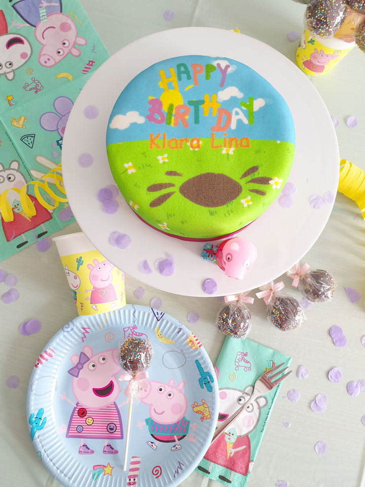 Świnka Peppa® na torcie urodzinowym
