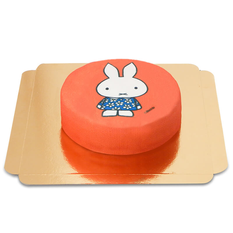 Czerwony tort z Miffy