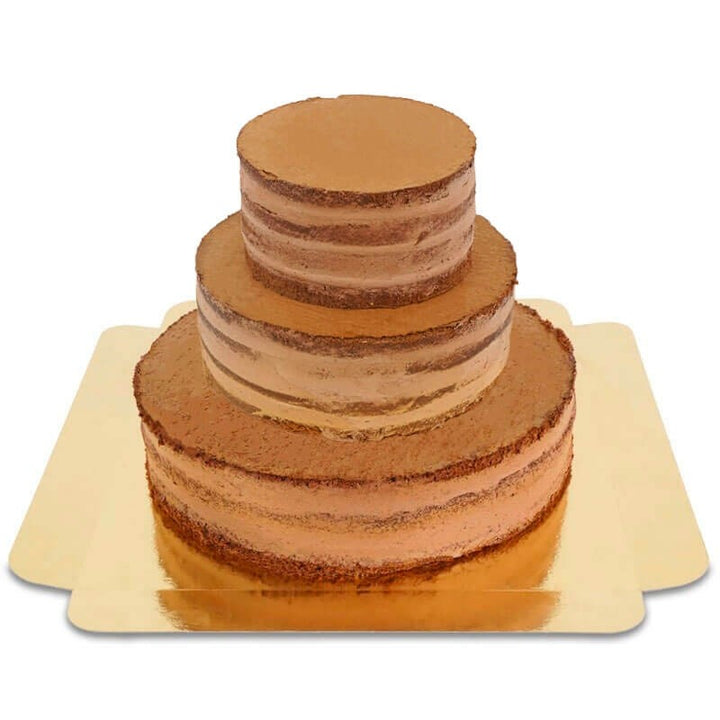 Czekoladowy Naked Cake, Tort weselny