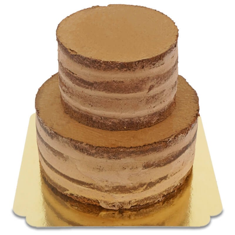 Czekoladowy Naked Cake, Tort weselny